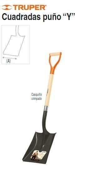 Pala 9″ x 20 1/2″ cuadrada 17155 Truper