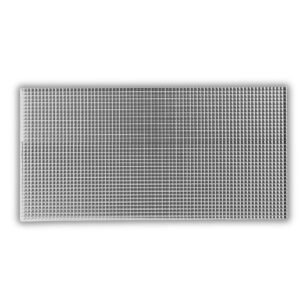 Rejilux Plastico blanco de .61 x 1.22 m